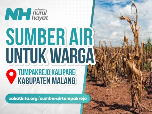 Sumber Air untuk Warga Tumpakrejo Kalipare Malang