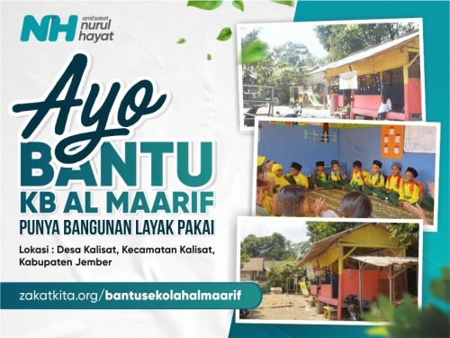 Ayo Bantu KB Al Maarif Punya Bangunan Layak Pakai