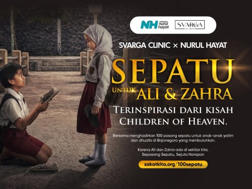 Sepatu untuk Ali dan Zahra (SVARGA CLINIC X NURUL HAYAT)