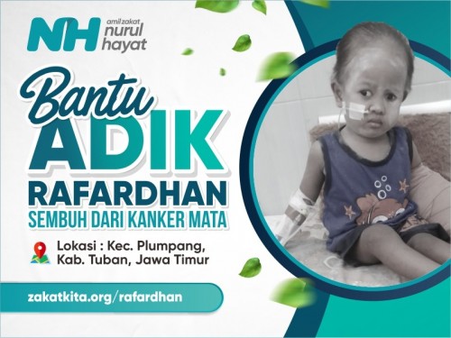 Bantu Adik Rafardhan Sembuh dari Kanker Mata