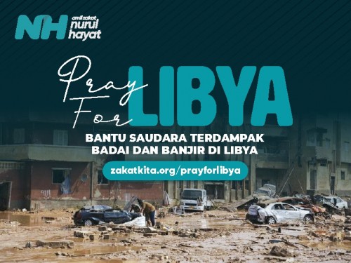 Bantu Saudara Terdampak Banjir Libya