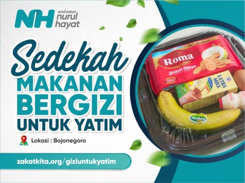 Sedekah Makanan Bergizi untuk Yatim