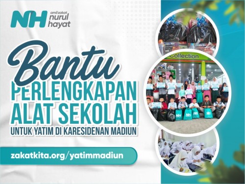 Bantu Perlengkapan Sekolah untuk Yatim di Karesidenan Madiun