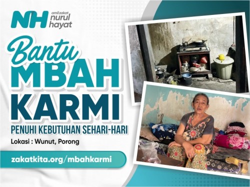 Bantu Mbah Karmi Penuhi Kebutuhan Sehari-hari