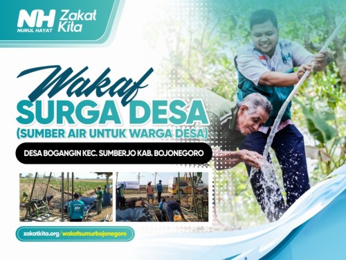 Sumber Air untuk Warga Desa Bogangin Bojonegoro