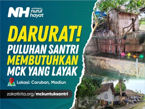 Darurat! Puluhan Santri Butuh MCK Layak