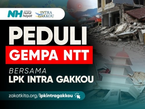 LPK INTRA GAKKOU Bantu Penyintas Gempa NTT