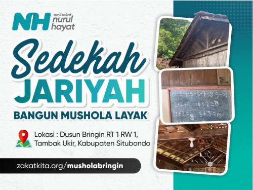 Sedekah Jariyah Bangun Musholla di Situbondo
