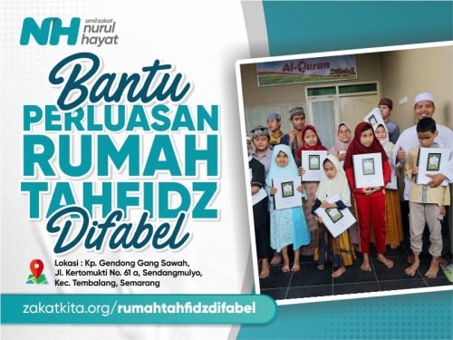 Perluasan Rumah Tahfidz Difabel