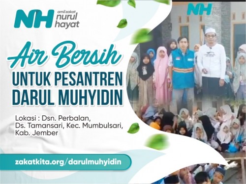 Air Bersih untuk Pesantren Darul Muhyidin