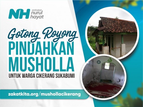 Bangun Musholla untuk Warga Cikerang Sukabumi