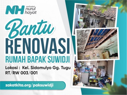 Bantu Renovasi Rumah Bapak Suwidji