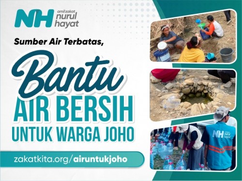 Bantu Hadirkan Air Bersih untuk Warga Joho