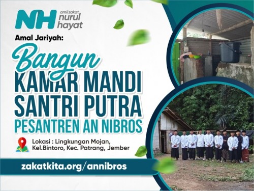 Kamar Mandi Santri Putra Pesantren An Nibros