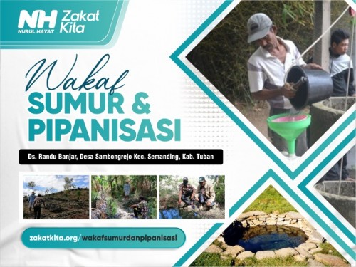 Wakaf Sumur dan Pipanisasi di Ds. Randu Banjar Tuban