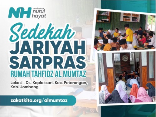 Sarana Prasarana untuk Rumah Tahfidz Al Mumtaz