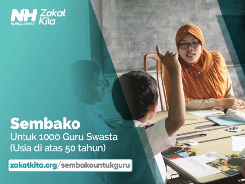 Sembako untuk 1000 Guru Swasta