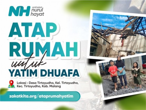 Atap Rumah untuk Yatim Dhuafa