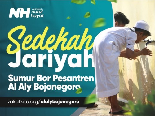 Sedekah Jariyah Sumur Bor Pesantren Al Aly Bojonegoro
