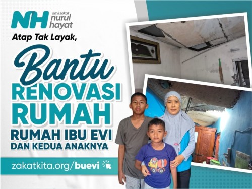 Bantu Bu Evi Miliki Rumah Aman untuk Anak-Anaknya