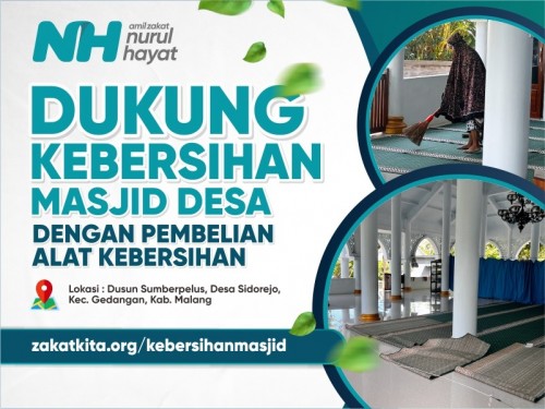 Support Kebersihan untuk Masjid Desa