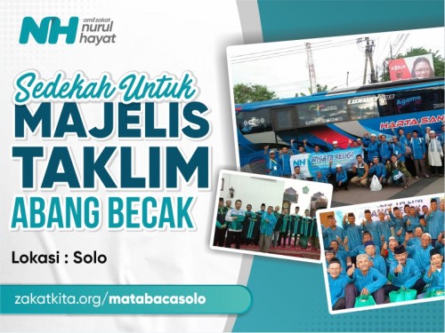 Sedekah untuk Majelis Taklim Abang Becak Solo