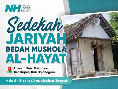 Sedekah Jariyah Bedah Mushola Al-Hayat