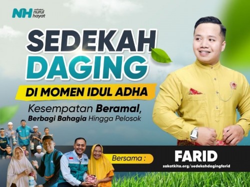 Sedekah Daging di Hari Qurban Bersama Farid