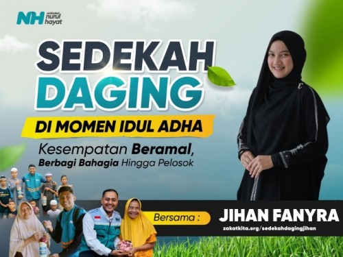Sedekah Daging di hari Qurban Bersama Jihan