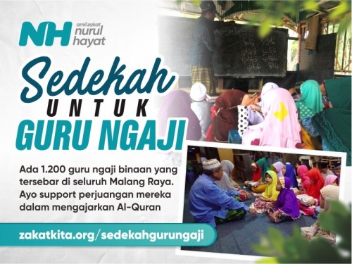 Zakat Kita - Sedekah Untuk Guru Ngaji Zakat Kita