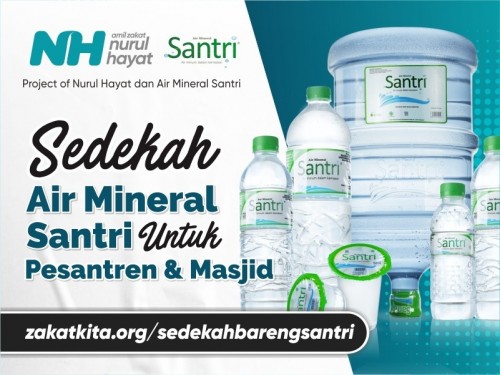 Air Mineral Santri untuk Pesantren dan Masjid