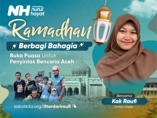 Berbagi Buka Puasa di Aceh Bareng Kak Raufi