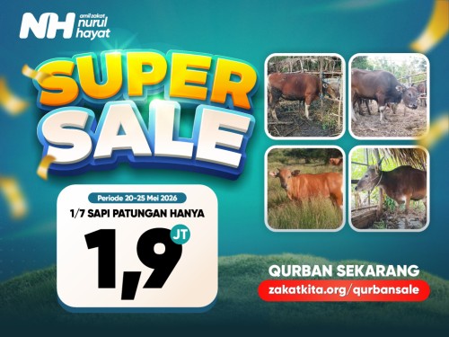 Qurban Super Sale: 1/7 Sapi