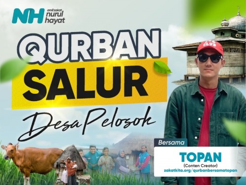 Qurban Salur Desa Pelosok Bersama Topan
