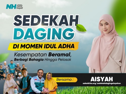 Sedekah Daging di Hari Qurban Bersama Aisyahsn